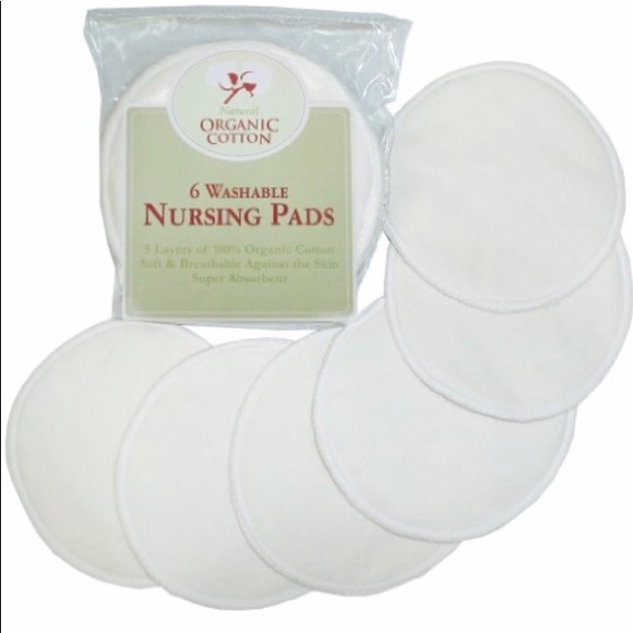 Nursing Pads Made with Organic Cotton, 6 Count - Picture 1 of 2